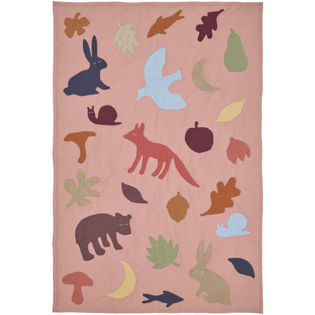 Ferm Living Rose/Multi Lunden Tæppe