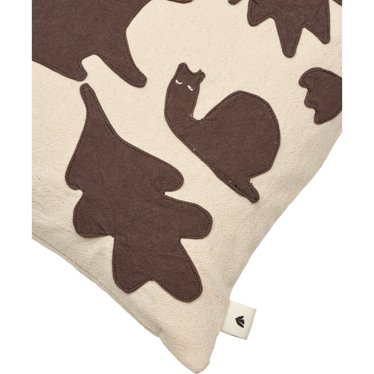 Ferm Living Off-white/Dark Chocolate Lunden Hynde