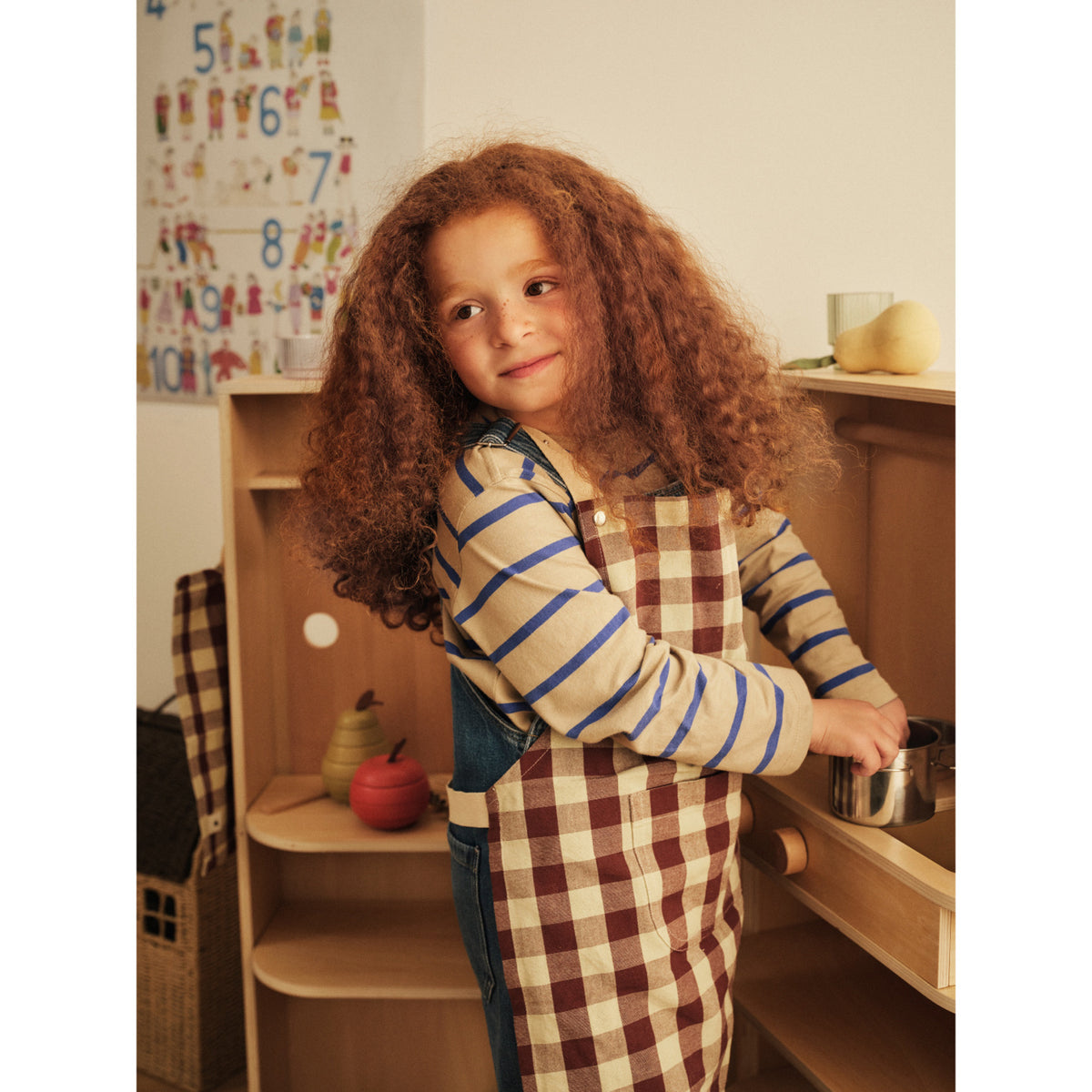 Ferm Living Cinnamon/Grey Green Bothy Kids Kitchen Sæt
