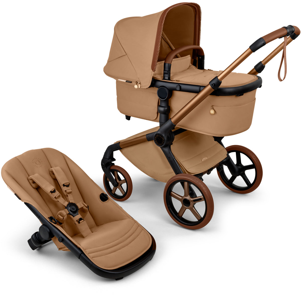 Bugaboo X StellaMcCartney Fox 5 Renew Complete Tobacco Brown