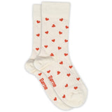 Mp Danmark x Børns Vilkår Cream Heart Strømper - 2-pack