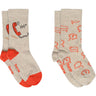 Mp Danmark x Børns Vilkår Beige Melange Phone Strømper - 2-pack