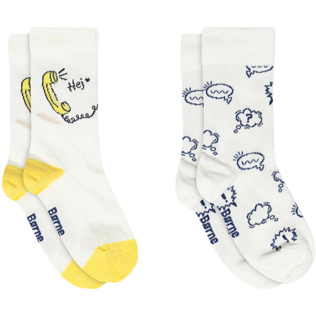 Mp Danmark x Børns Vilkår Snow White Phone Strømper - 2-pack