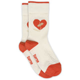 Mp Danmark x Børns Vilkår Cream Heart Strømper - 2-pack
