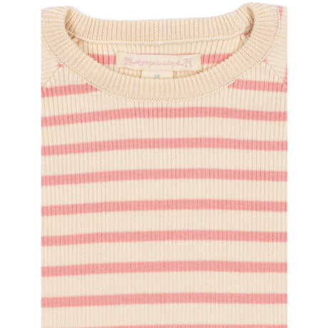 Konges Sløjd Peony Butter Stripe Buma Strik Sweater Gots