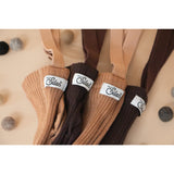 Silly Silas Wooly Footless Strømpebukser Med Braces Espresso Brown