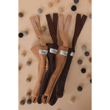 Silly Silas Wooly Footless Strømpebukser Med Braces Espresso Brown