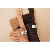 Silly Silas Wooly Footless Strømpebukser Med Braces Espresso Brown