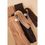 Silly Silas Wooly Footless Strømpebukser Med Braces Espresso Brown