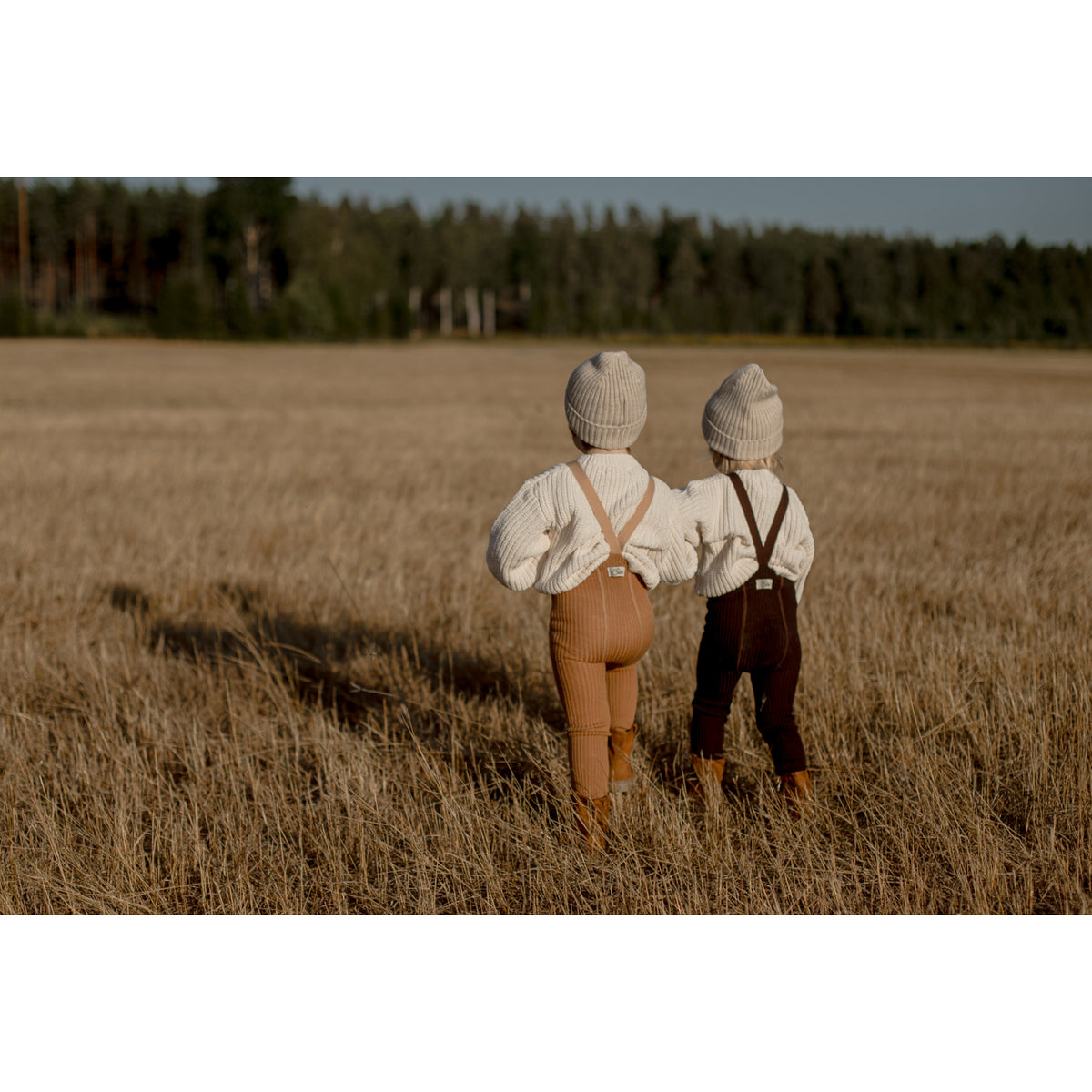 Silly Silas Wooly Footed Strømpebukser Med Braces Espresso Brown