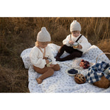 Silly Silas Wooly Footed Strømpebukser Med Braces Espresso Brown