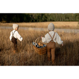 Silly Silas Wooly Footed Strømpebukser Med Braces Espresso Brown