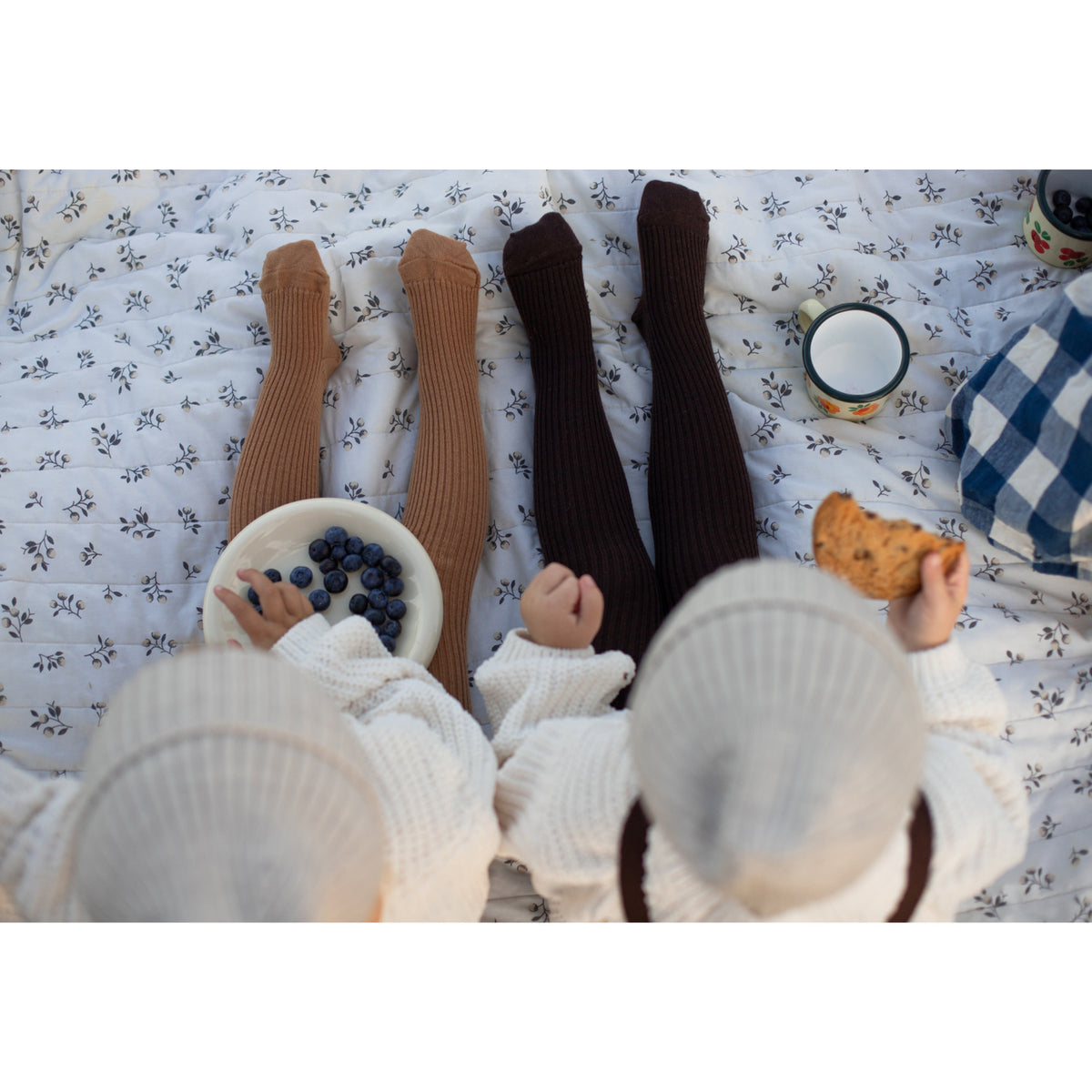 Silly Silas Wooly Footed Strømpebukser Med Braces Cappuccino