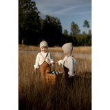Silly Silas Wooly Footless Strømpebukser Med Braces Espresso Brown