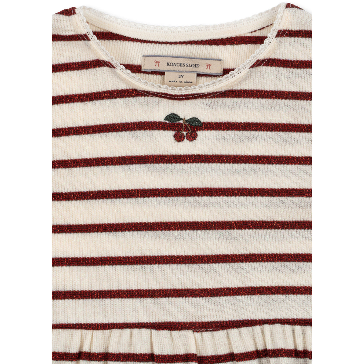 Konges Sløjd Creamy Stripe Roli Stripe Kjole Ocs
