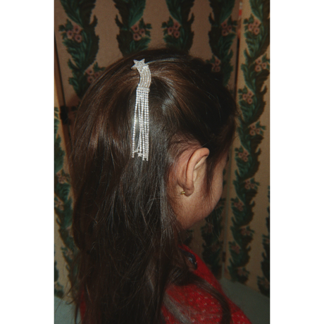 Konges Sløjd Silver Mix 2 Pak Sparkly Star Hairclip