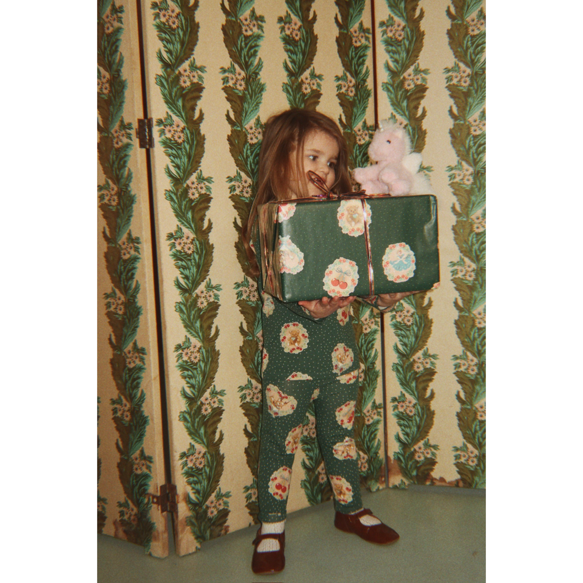 Konges Sløjd Deer Diary Green Basic Blouse/Pants Sæt Gots