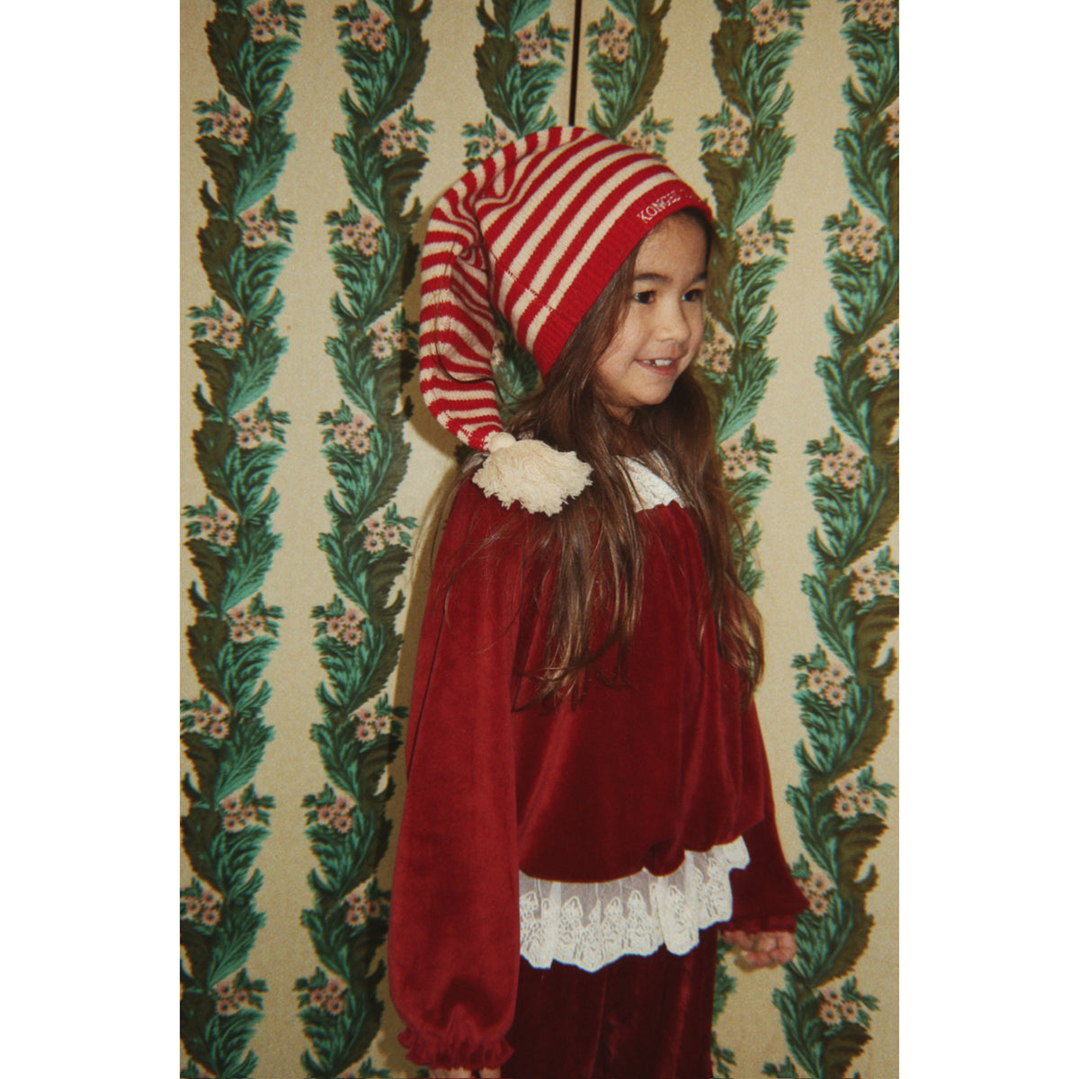 Konges Sløjd Christmas Stripe Christmas Strik Nissehue