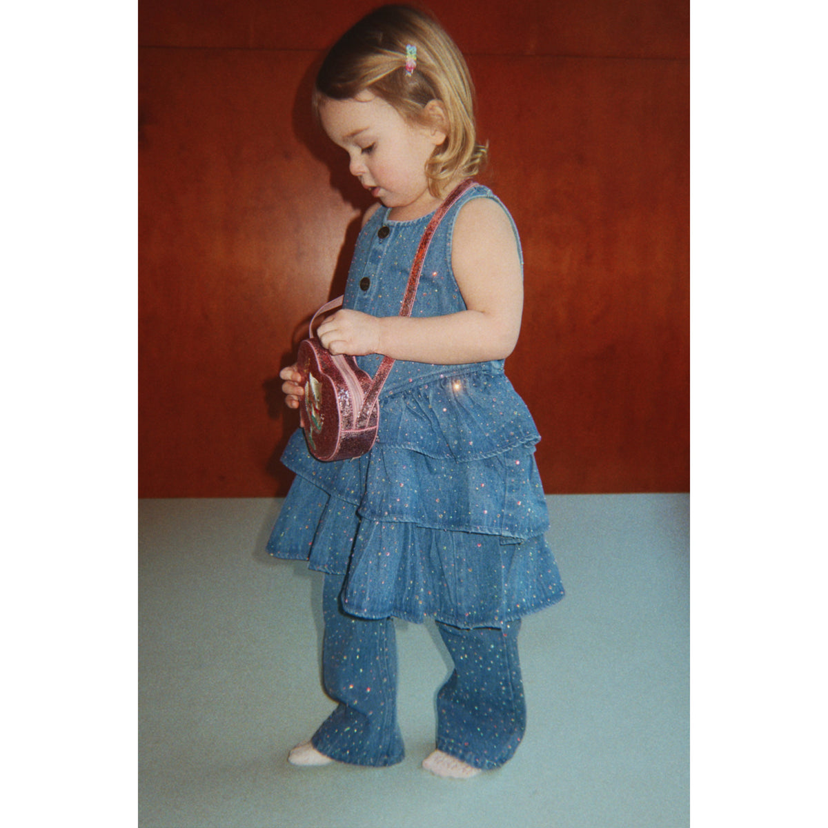 Konges Sløjd Denim Sparkle Elba Sparkle Kjole Gots
