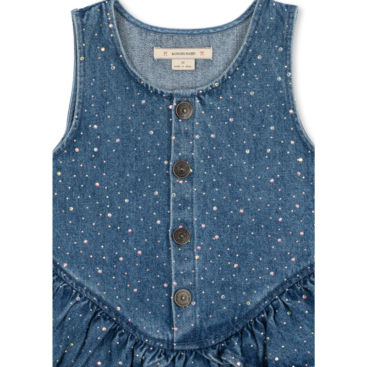 Konges Sløjd Denim Sparkle Elba Sparkle Kjole Gots