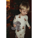 Konges Sløjd Teddy Bear Basic Blouse/Pants Sæt Gots