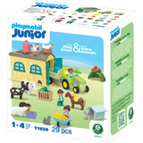 Playmobil® Junior Farm Adventure With Tractor, Trailer, And Animal Friends