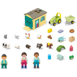 Playmobil® Junior Farm Adventure With Tractor, Trailer, And Animal Friends