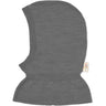 COPENHAGEN COLORS Grey Mel. Lt. Strikket Merino Elefanthue Med Flæse