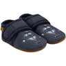 En Fant Vintage Indigo-Blue Uld Futter M/ Embroidery