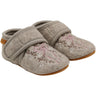 En Fant Sand Melange-Beige Uld Futter M/ Embroidery