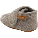 En Fant Sand Melange-Beige Uld Futter M/ Embroidery