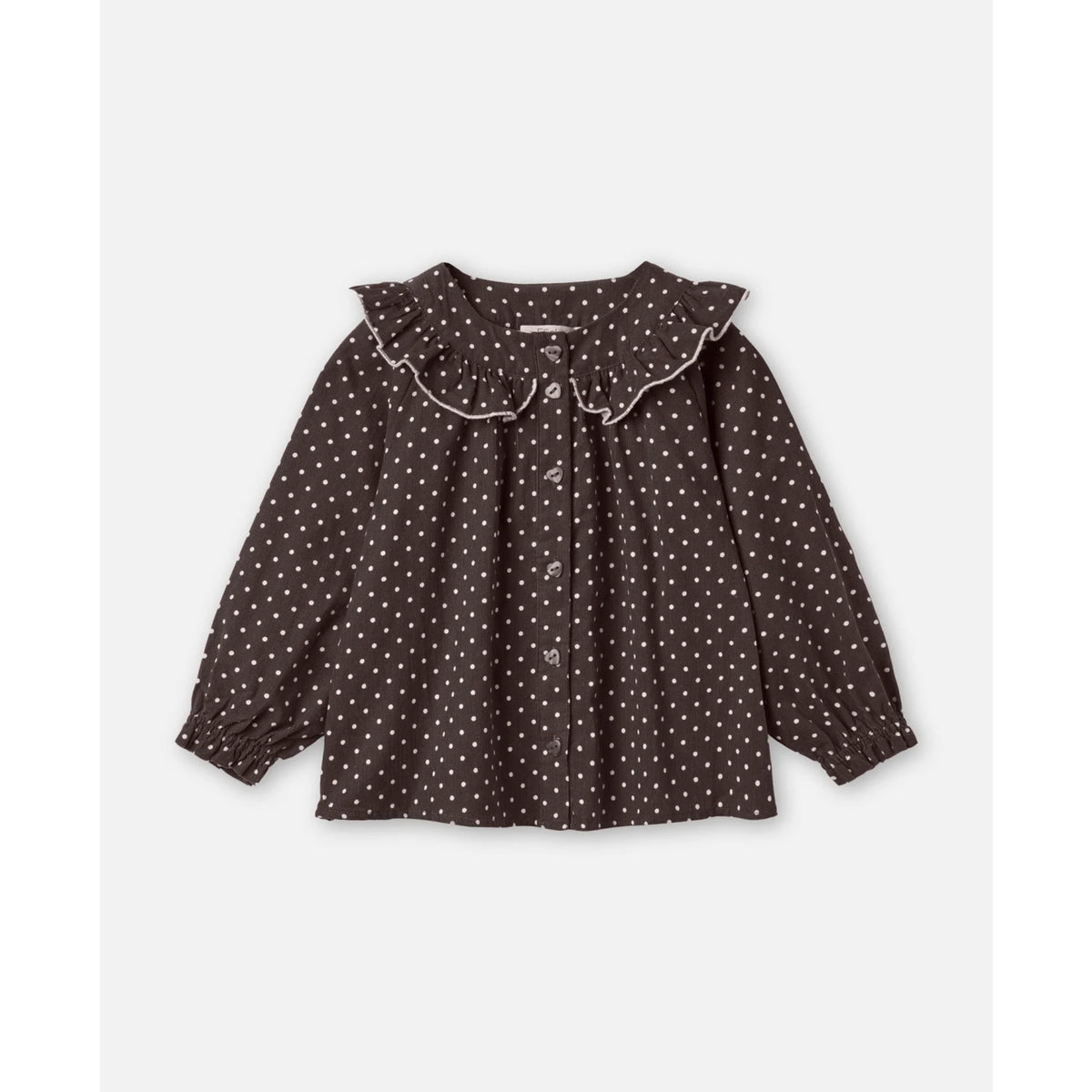 Fliink Coffee Bean Dot Dolly Dot Bluse