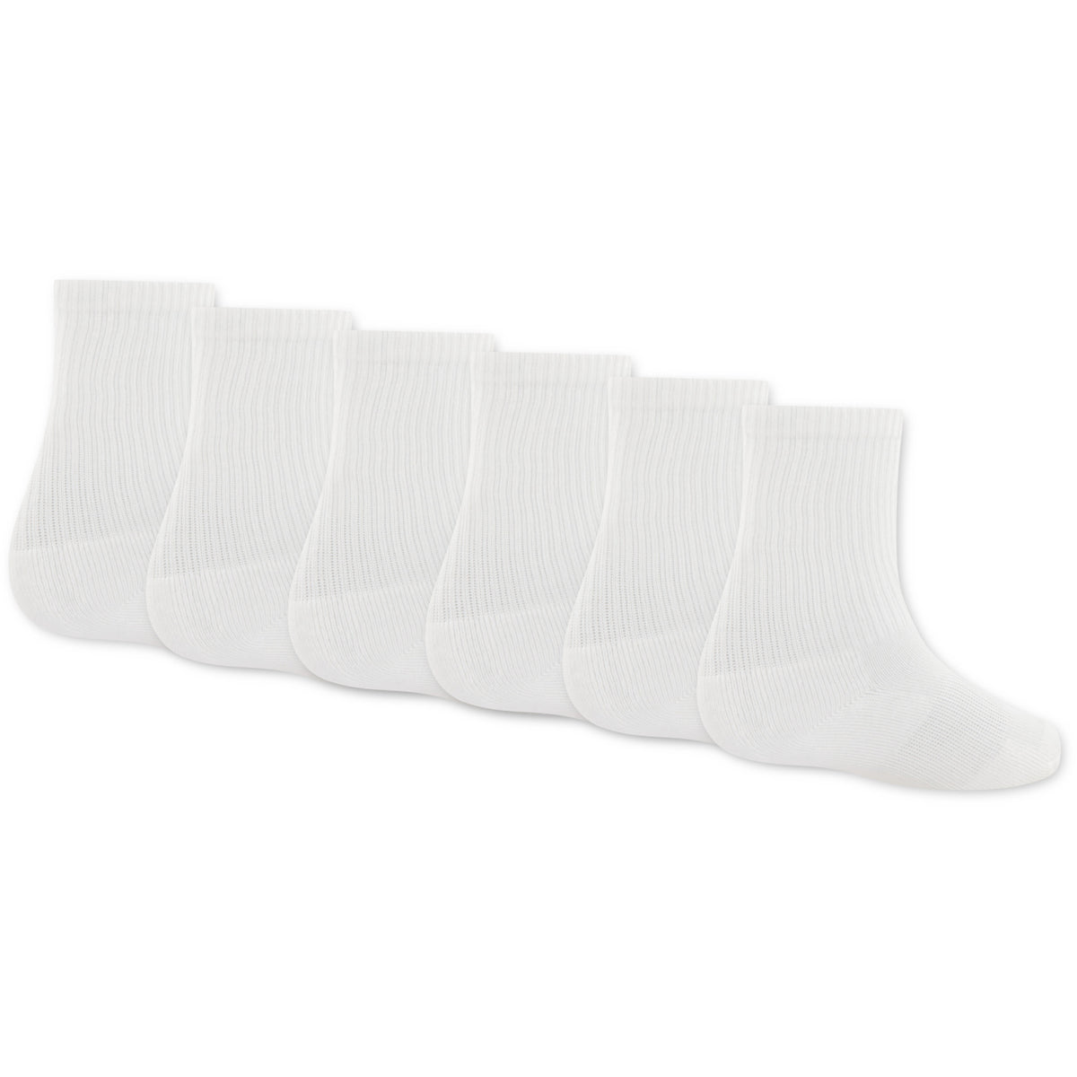 LACOSTE Blanc 6Pk Crew Strømper