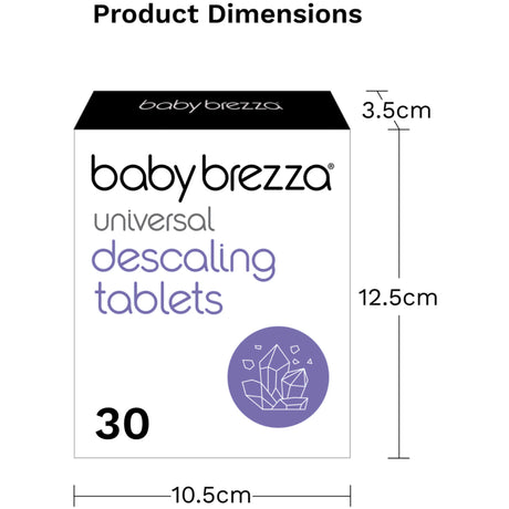 Baby Brezza Universal Afkalkningstabeller