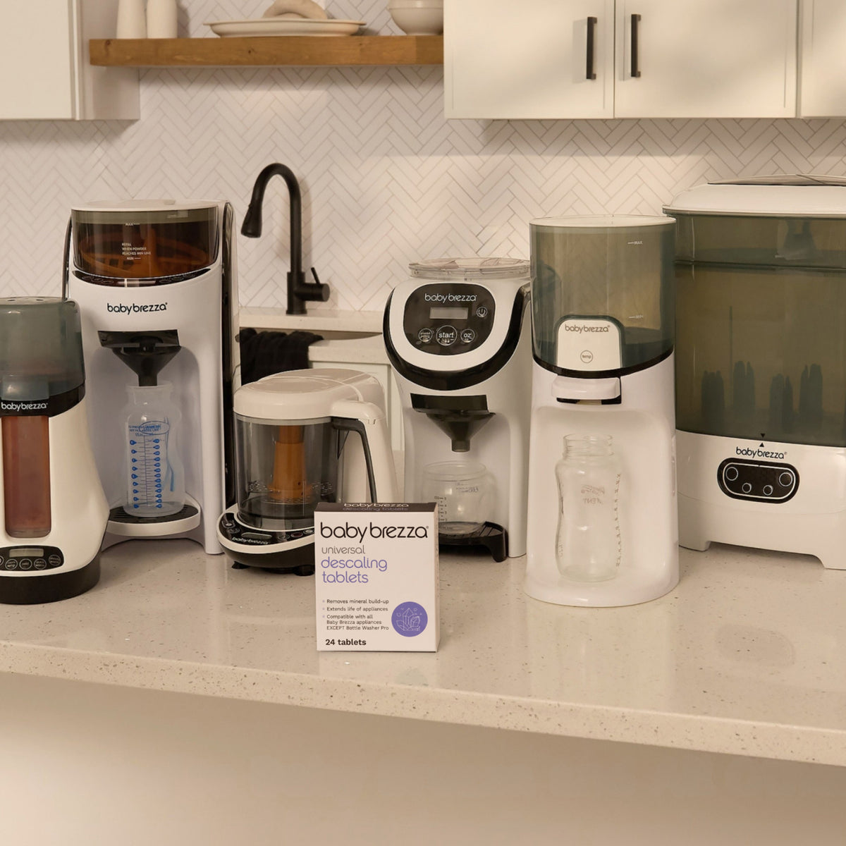 Baby Brezza Universal Afkalkningstabeller
