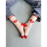 Mp Danmark x Børns Vilkår Cream Heart Strømper - 2-pack
