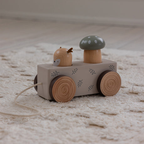 Sebra Woodland Pop-Up Pull-Along Legetøj Wooden Fsc™️ 100%