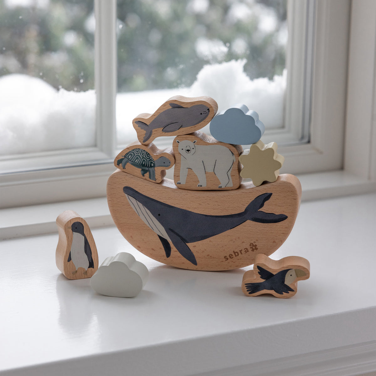 Sebra World Of Sebra Balance Legetøj Wooden Fsc™️ 100%