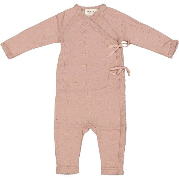 MarMar Wool Pointelle Burnt Rose New Born Rula Heldragt