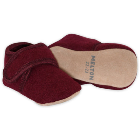 MELTON Bordeaux Classic Uld Futter