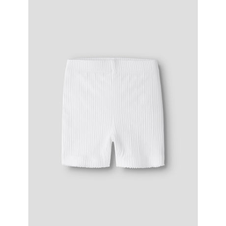 Name It Bright White Nmfjudy Slim Biker Shorts