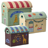 Rice Mint Fun Fair Theme Raffia Toy Kurve 3-Pack