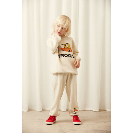 Mini Rodini Off-White Racing Rabbits Sp Sweatshirt