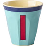 Rice Melamin Kop Med The Letter I - Vintage - Mint - Medium - 250 Ml