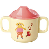 Rice Melamin 2 Handle Baby Kop Med Pink Musik Band Print - 250 Ml