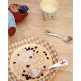 Rice Rustfrit Stål Kids Bestik Sæt Med Monkey And Bjørn Print