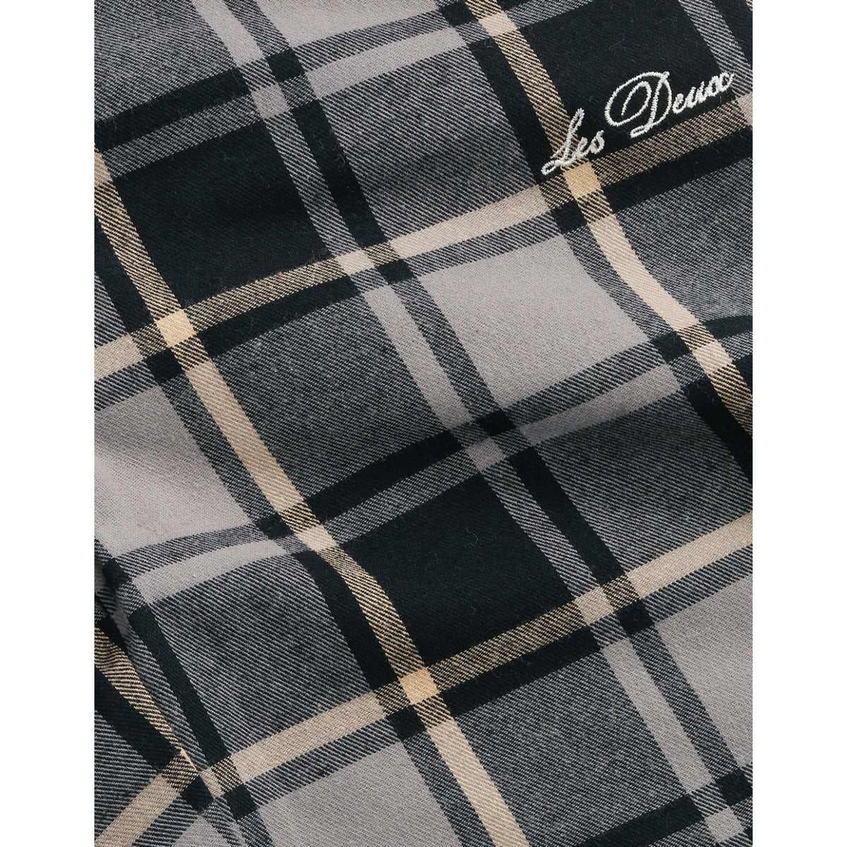 Les Deux Kids Grey Melange Check Casual Bukser KIDS