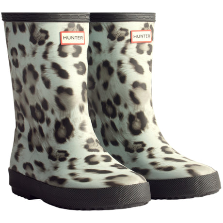Hunter Snow Leopard/Black Kids First Insulated Snow Leopard Støvle