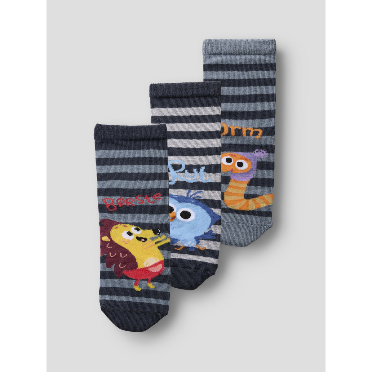 Name It Ombre Blue Nmmadyl Borste 3-Pak Strømper Dr