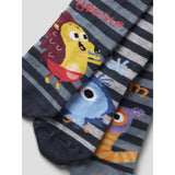 Name It Ombre Blue Nmmadyl Borste 3-Pak Strømper Dr